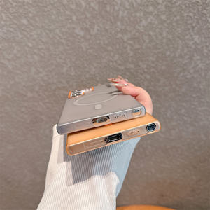 Coque rigide ultra fine transparente givrée pour <span class=keywords><strong>Samsung</strong></span> Galaxy S25 S24 S23 Plus S22 Ultra Wireless Charging Magnetic Mobile Cover - Product Image 4