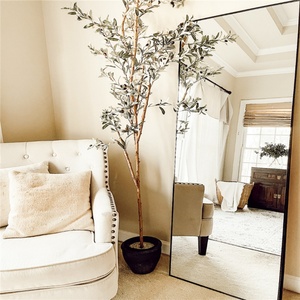 Wholesale Modern Style Large Full-Length Dressing <b>Mirror</b> Aluminum Framed Bedroom Decorative <b>Mirror</b> Glass Material <b>Floor</b> <b>Standing</b> - Product Image 1