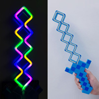Meilleures ventes : Jouet lumineux Minecraft, Épée diamant, Bague, Baguette magique, Baguette scintillante, Petit jouet de vente ambulante
