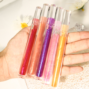 Logo personnalisé cosmétiques maquillage végétalien brillant à lèvres vendeur clair brillant à lèvres de marque privée brillant à paillettes - Product Image 6