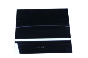 <span class=keywords><strong>Hotte</strong></span> <span class=keywords><strong>de</strong></span> <span class=keywords><strong>cuisine</strong></span> électrique en verre noir avec filtre à déflecteur, cheminée ventilée, extracteur, lumière LED, classe énergétique B pour usage domestique - Product Image 4