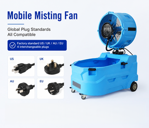 Industrial Commercial Outdoor Portable Mobile Spray Fan, 580W High-power Large Air Cooler - Product Image 3