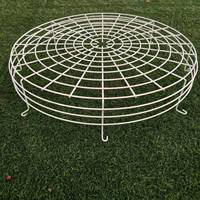 Grille de sécurité robuste en acier inoxydable soudé avec revêtement en poudre, accessoires de ventilation en treillis métallique noir pour ventilateurs de refroidissement