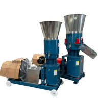 Mini-machine à granulés domestique pour petites exploitations agricoles, haute productivité, alimentation pour volailles et bétail, état neuf