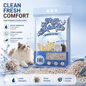 OEM Bentonite Cat Litter Factory Cat <b>Sand</b> Strong Clumping Low Dust Sanitary <b>Sand</b> Arena Para Gato Bentonita - Product Image 1