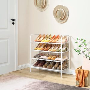 Adjustable Customized Shape Iron <b>Shoe</b> <b>Rack</b> Convertible Freestanding <b>Shoe</b> <b>rack</b> <b>Storage</b> Shelf for Living Room Entryway furniture - Product Image 6