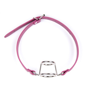 Bâillon en cuir souple à double anneau, bouche ouverte, gorge profonde, BDSM, fétiche, <span class=keywords><strong>bondage</strong></span> sexuel pour couples - Product Image 2