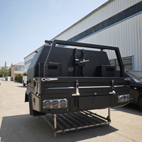 Auvent Ute amovible à double cabine personnalisé pour Toyota pour Hilux Pickup F150 & Ranger Couvercle de tonneau Verrouillage étanche en aluminium