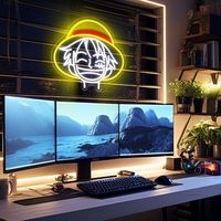 Enseigne au néon en acrylique personnalisable pour décoration murale Lampe au néon Anime personnalisée pour mariage fête d'anniversaire chambre à coucher Lampe au néon personnalisée