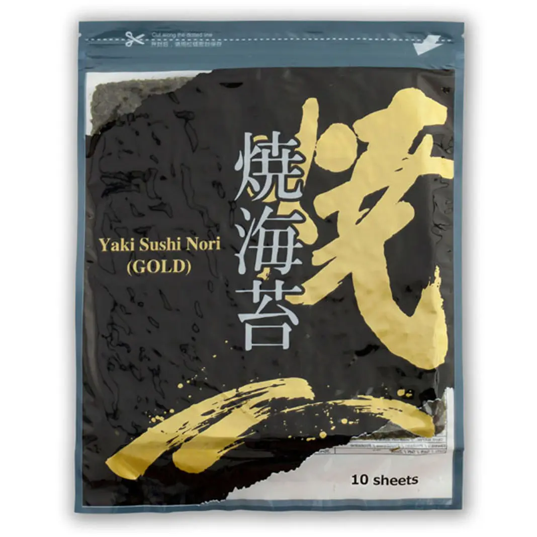 ยากิซูชิโนริสาหร่ายแห้งคั่ว 100/50 ชิ้น/ถุง
