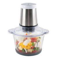 Robot culinaire électrique portable 3L à vitesse variable pour usage domestique et commercial, mixeur à fruits et hachoir à viande