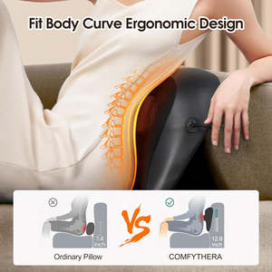 Meilleur vendeur Amazon, coussin de <span class=keywords><strong>massage</strong></span> <span class=keywords><strong>Shiatsu</strong></span> pour le cou, le <span class=keywords><strong>dos</strong></span> et le corps, <span class=keywords><strong>siège</strong></span> de <span class=keywords><strong>massage</strong></span> par vibration avec chauffage - Direct usine - Product Image 5