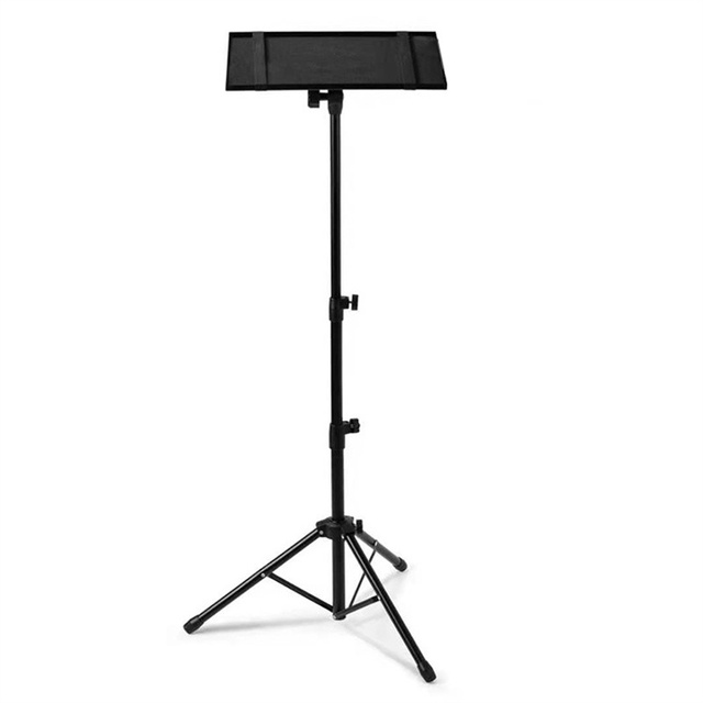 Hot Selling Multi Purpose Height Adjustable Metal Tray Tripod Universal Projector Floor Stand Holder for Laptop and Speaker