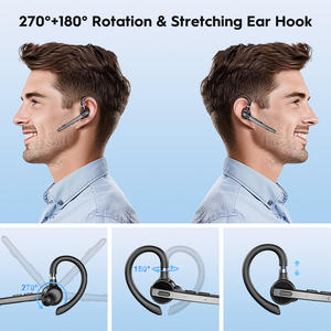 หูฟังไร้สาย New Bee QCC3020 แบบแฮนด์ฟรี บลูทูธตัดเสียงรบกวน พร้อ<span class=keywords><strong>ม</strong></span>ไมโครโฟนสำหรับโทรศัพท์<span class=keywords><strong>ม</strong></span>ือถือ - Product Image 4