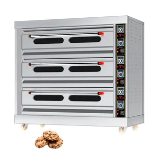 Commercial 3 Deck electric oven for baking Machines Pizza Oven Chicken Commercial baking oven electric kitchen equipment