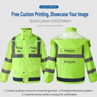 Ensemble imperméable et pantalon ignifuge pour la construction, livraison de repas et cyclistes, résistant aux fortes pluies – Vente directe usine