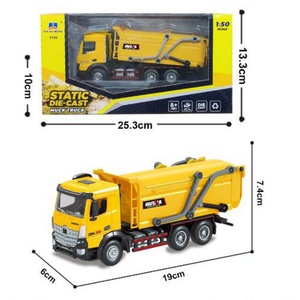 Camión Volquete de Construcción de Ingeniería de Simulación, Colección de Juguetes Fundidos a Presión SJY-1735, Camión Volquete de Metal Semisólido Fundido a Presión 1:50 - Product Image 6