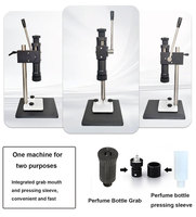 Machine de capsulage de bouteilles de parfum en verre, collier de sertissage de parfum, presse d'emballage, pulvérisateur d'aérosol, sertissage de capsulage, pressage