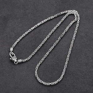 Collane in Argento S925 all'Ingrosso per Uomo e Donna, Gioielli in Argento Thai Retrò Personalizzati - Product Image 3
