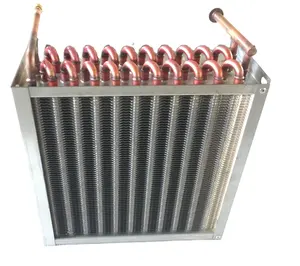 Copper Tube Aluminum Fins Air Cooler Evaporator Condenser Coil
