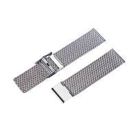 Nouveau printemps et été fines paillettes milanaise blé serpent motif 1.0mm épais sangle maille acier inoxydable sangle sangle à dégagement rapide