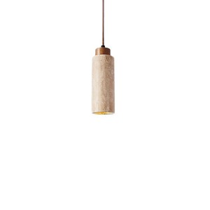 Lustre suspendu en bois de style Wabi-sabi avec LED, design créatif et unique, idéal pour bar, comptoir, chambre d'hôtes, chevet, petit luminaire vintage - Product Image 5