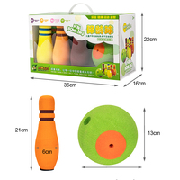 Nouveau 2026 – Ensemble de quilles de bowling personnalisable en mousse EVA XC sûre, légère, non toxique et durable, avec 10 quilles, pour le développement précoce des enfants en intérieur