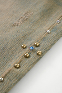 En Stock: Jeans Formales Transpirables de Pierna Recta, Lavado Claro, Algodón, Estilo Vintage, Talla Grande para Hombre, Primavera/Verano - Product Image 6