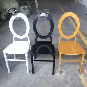 Chaise en plastique <span class=keywords><strong>de</strong></span> phénix blanche <span class=keywords><strong>de</strong></span> dos solide ronde en plastique <span class=keywords><strong>de</strong></span> résine <span class=keywords><strong>de</strong></span> pp d'empilage sans bras <span class=keywords><strong>de</strong></span> jardin bon marché extérieur commercial pour la <span class=keywords><strong>location</strong></span> d'événement - Product Image 4
