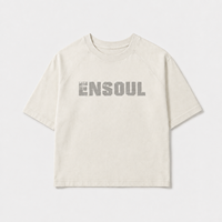 T-shirt imprimé streetwear personnalisé de haute qualité, design unisexe, col rond uni, coupe ample, 100% coton, t-shirt boxy pour homme