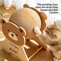Nerve Cat 3D Sisal Cat-Scratching Ball & Board Calming Claw-Sharpening Durable Wear-Resistant Toy Wholesale