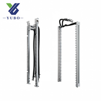 Collecteur de fluides industriel en acier inoxydable avec ports filetés pour circuit de refroidissement et tuyauterie de processus