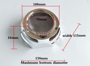 Tấm Che Máy Chiếu Hid CQL Apollo 2.0, Tấm Che Ống Kính Đèn Pha 3.0 Cho Đèn LED HID Ống Kính Máy Chiếu Cho WST Hella 3R G5 <span class=keywords><strong>Koito</strong></span> - Product Image 6
