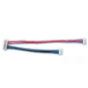 定制电缆组件SUR 0.8毫米06SUR-32S 32AWG IDC 6针连接器JST SUR线束