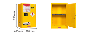 Laboratorium Meubilair Aanpasbare Veiligheidslaboratorium Geel Brandbare Opslag Brandwerende Kast 1650*860*860Mm - Product Image 5