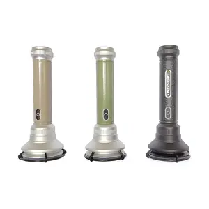 vintage outdoor flashlight multifunctional lighting warm light USB rechargeable LED camping lantern portable camping lamp