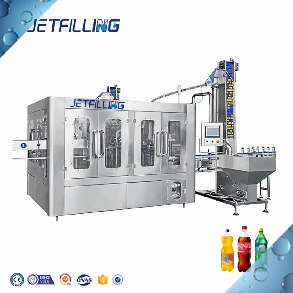 Complete Csd High-accuracy Automatic Soda Carbonated Cola Drink Liquid Filling Machine