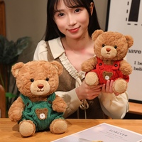 Adorable ours en peluche, peluche douce pour la décoration de la maison, ornement de canapé, cadeau d'anniversaire pour enfants, vente en gros, personnalisable