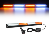 Barre lumineuse LED d'avertissement pour véhicule de 23 pouces, lumière blanche ambre d'urgence, étanche IP65, montage par vis, camions, VTT, tracteurs, 12V-24V