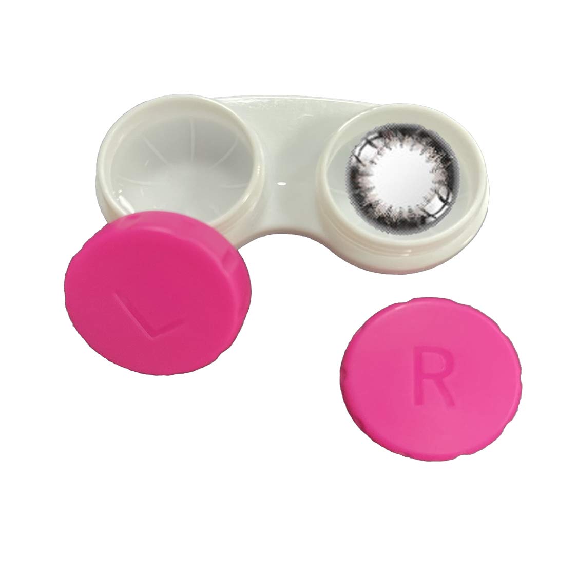 12 упаковок цветных футляров для контактных линз под заказ