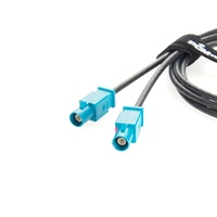 Câble coaxial automobile 2 en 1 Mini FAKRA femelle vers double FAKRA mâle, connecteur Rosenberger d'origine pour automobile IVI GNSS V2X
