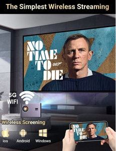 Alston C6 Mini 4K DLP <span class=keywords><strong>Android</strong></span> alpd Laser a30c Pro <span class=keywords><strong>aaxa</strong></span> Mini P400 Máy chiếu mini ném ngắn 1080p bản địa Wifi - Product Image 4