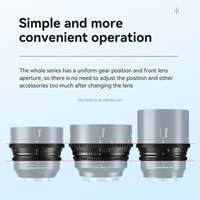 7artisans 35mm 50mm 85mm T2.0 Objectif Cinématographique Plein Format Spectre pour Sony E Leica SIGMA Nikon Z Canon EOSR Kit Objectifs Cinéma