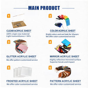 Lámina de Acrílico JINBAO de Alta Transparencia, Todos los Colores, <span class=keywords><strong>para</strong></span> Ingeniería, 1220*2440mm, 3mm 5mm - Product Image 5