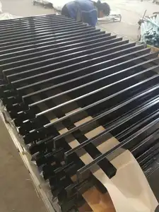 Under Ground Aluminum Post Outdoor Backyard Aluminum L Picket Fence Aluminum Slat Blade Fence2023 Popularly