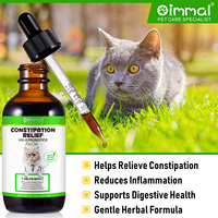Compléments alimentaires liquides 100 % naturels pour la santé intestinale, gouttes laxatives pour soulager la constipation chez les chats avec 6 probiotiques
