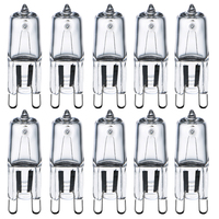 Lampe de four Ampoule de friteuse à air 130V/230V 25W/50W L'ampoule halogène G9 est à haute température et antidéflagrante