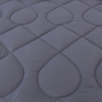 Couette matelassée toutes saisons hypoallergénique écologique 100 % polyester avec languettes aux coins, taille Queen, collection Printemps