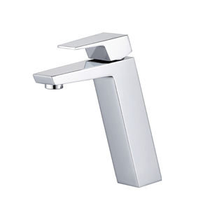 Grifo moderno <span class=keywords><strong>de</strong></span> lavabo <span class=keywords><strong>de</strong></span> baño montado en cubierta <span class=keywords><strong>de</strong></span> un solo orificio <span class=keywords><strong>Grifos</strong></span> <span class=keywords><strong>de</strong></span> latón frío y caliente <span class=keywords><strong>de</strong></span> un solo mango con núcleo <span class=keywords><strong>de</strong></span> válvula <span class=keywords><strong>de</strong></span> cerámica - Product Image 1