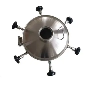 Stainless Steel Sanitary Manway Manhole With Sight Glass With Light And Wiper